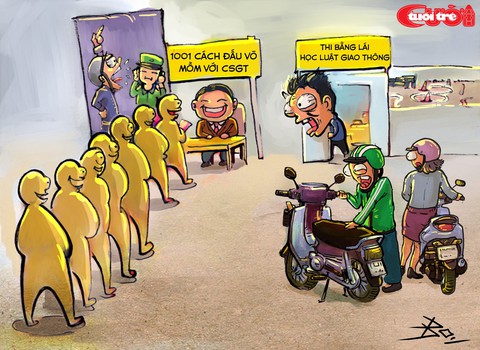 Văn hóa giao thông qua tranh biếm họa - Ảnh 8. Văn hóa giao thông qua tranh biếm họa - Ảnh 8.