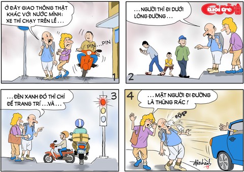Văn hóa giao thông qua tranh biếm họa - Ảnh 9. Văn hóa giao thông qua tranh biếm họa - Ảnh 9.