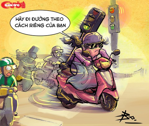 Văn hóa giao thông qua tranh biếm họa - Ảnh 11. Văn hóa giao thông qua tranh biếm họa - Ảnh 11.