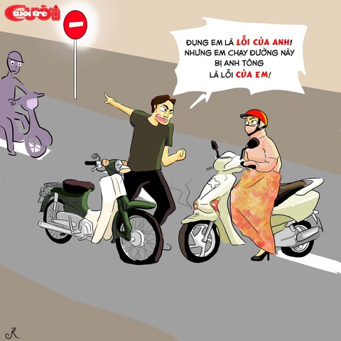 Văn hóa giao thông qua tranh biếm họa - Ảnh 19. Văn hóa giao thông qua tranh biếm họa - Ảnh 19.