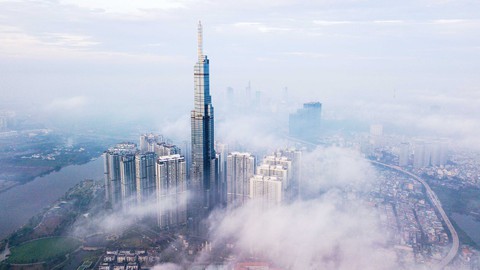Ngắm Sài Gòn từ độ cao 400m của tòa nhà Landmark 81 - Ảnh 1. Ngắm Sài Gòn từ độ cao 400m của tòa nhà Landmark 81 - Ảnh 1.