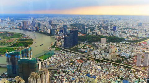Ngắm Sài Gòn từ độ cao 400m của tòa nhà Landmark 81 - Ảnh 6. Ngắm Sài Gòn từ độ cao 400m của tòa nhà Landmark 81 - Ảnh 6.