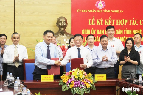 Saigontourist hợp tác chiến lược nhiều lĩnh vực với tỉnh Nghệ An - Ảnh 1. Saigontourist hợp tác chiến lược nhiều lĩnh vực với tỉnh Nghệ An - Ảnh 1.