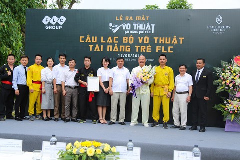 Ra mắt và khai giảng khóa 1 Câu lạc bộ Võ thuật Tài năng trẻ FLC - Ảnh 5. Ra mắt và khai giảng khóa 1 Câu lạc bộ Võ thuật Tài năng trẻ FLC - Ảnh 5.