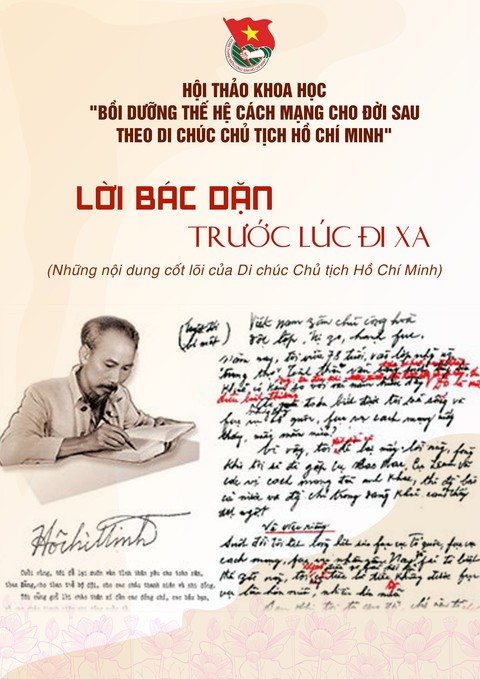 Bồi dưỡng thế hệ trẻ theo Di chúc Bác Hồ - Ảnh 1. Bồi dưỡng thế hệ trẻ theo Di chúc Bác Hồ - Ảnh 1.