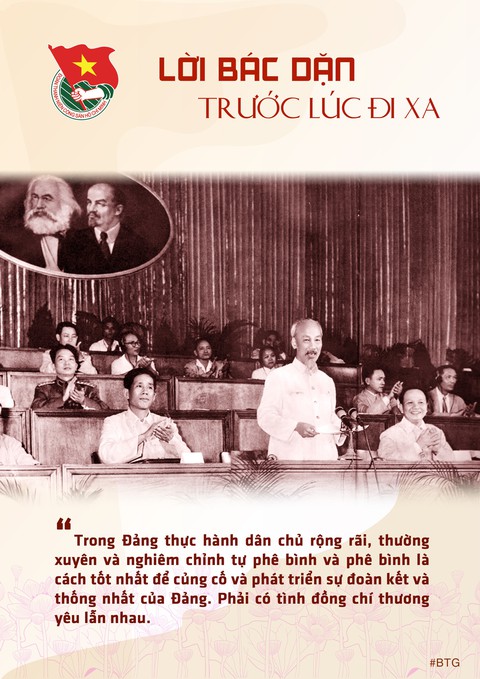 Bồi dưỡng thế hệ trẻ theo Di chúc Bác Hồ - Ảnh 2. Bồi dưỡng thế hệ trẻ theo Di chúc Bác Hồ - Ảnh 2.