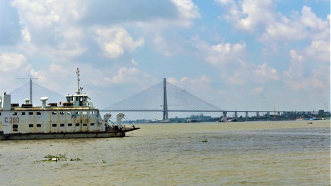 Vàm Cống - cây cầu ước mong chỉ còn chờ ngày khánh thành - Ảnh 4. Vàm Cống - cây cầu ước mong chỉ còn chờ ngày khánh thành - Ảnh 4.