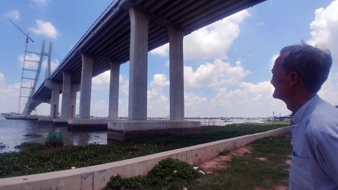 Vàm Cống - cây cầu ước mong chỉ còn chờ ngày khánh thành - Ảnh 2. Vàm Cống - cây cầu ước mong chỉ còn chờ ngày khánh thành - Ảnh 2.