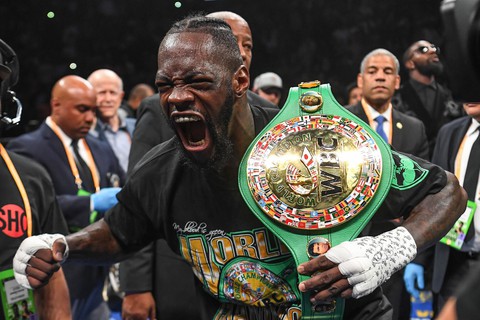 Wilder chỉ mất 123 giây để bảo vệ thành công đai vô địch WBC - Ảnh 1. Wilder chỉ mất 123 giây để bảo vệ thành công đai vô địch WBC - Ảnh 1.