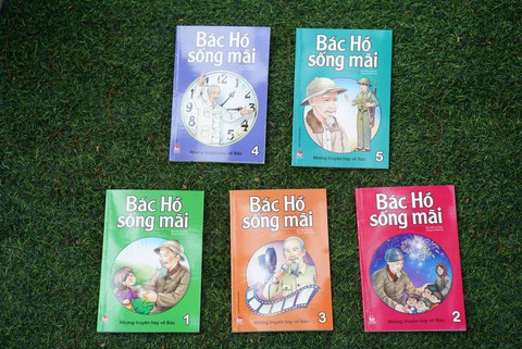 Lần đầu tiên phát hành bộ truyện tranh màu về Bác Hồ - Ảnh 1. Lần đầu tiên phát hành bộ truyện tranh màu về Bác Hồ - Ảnh 1.