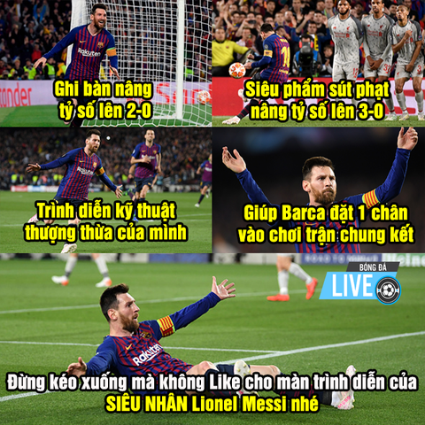 Cộng đồng mạng tung hô Messi, dìm hàng Salah - Ảnh 8. Cộng đồng mạng tung hô Messi, dìm hàng Salah - Ảnh 8.