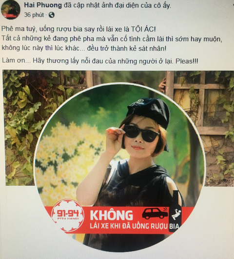 Dân mạng đổi avatar, coi say xỉn lái xe là tội ác - Ảnh 2. Dân mạng đổi avatar, coi say xỉn lái xe là tội ác - Ảnh 2.