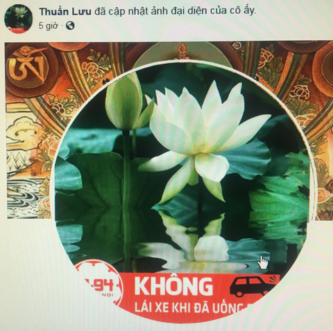 Dân mạng đổi avatar, coi say xỉn lái xe là tội ác - Ảnh 1. Dân mạng đổi avatar, coi say xỉn lái xe là tội ác - Ảnh 1.