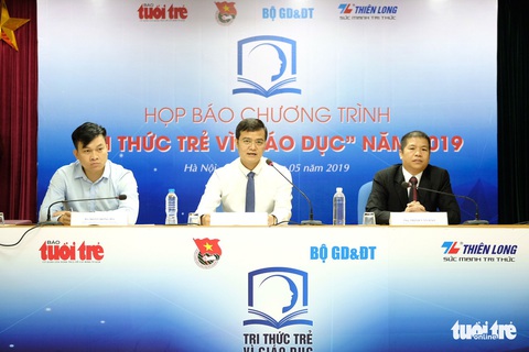 Khởi động chương trình Tri thức trẻ vì giáo dục năm thứ 4 - Ảnh 1. Khởi động chương trình Tri thức trẻ vì giáo dục năm thứ 4 - Ảnh 1.