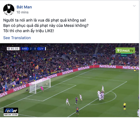 Cộng đồng mạng tung hô Messi, dìm hàng Salah - Ảnh 7. Cộng đồng mạng tung hô Messi, dìm hàng Salah - Ảnh 7.