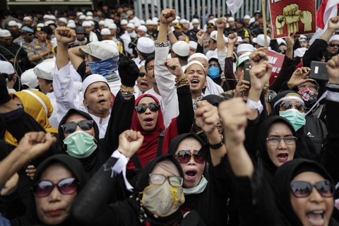 Tổng thống Joko Widodo tái đắc cử, quân đội Indonesia trong tình trạng báo động - Ảnh 1. Tổng thống Joko Widodo tái đắc cử, quân đội Indonesia trong tình trạng báo động - Ảnh 1.