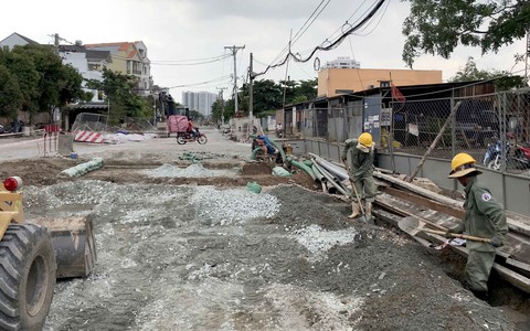 TP.HCM nội thành giảm ngập, ngoại thành tăng - Ảnh 1. TP.HCM nội thành giảm ngập, ngoại thành tăng - Ảnh 1.
