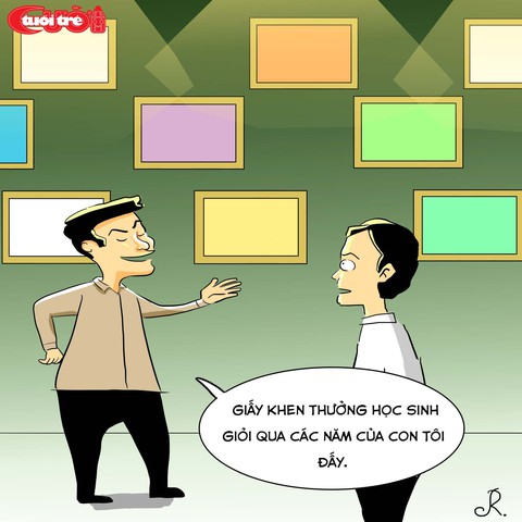 Biếm họa: Những phần thưởng rỗng - Ảnh 4. Biếm họa: Những phần thưởng rỗng - Ảnh 4.