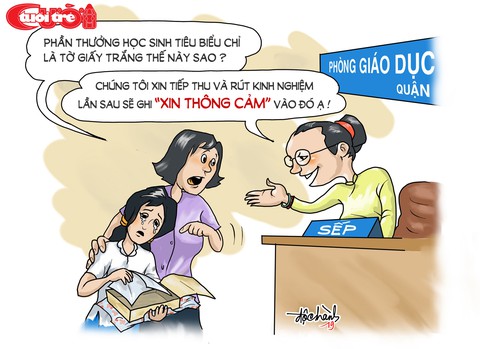 Biếm họa: Những phần thưởng rỗng - Ảnh 9. Biếm họa: Những phần thưởng rỗng - Ảnh 9.