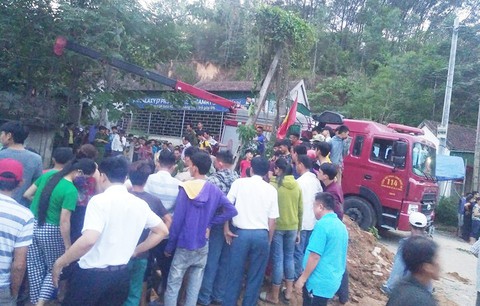 Sập giếng ở Nghệ An, một người chết - Ảnh 1. Sập giếng ở Nghệ An, một người chết - Ảnh 1.