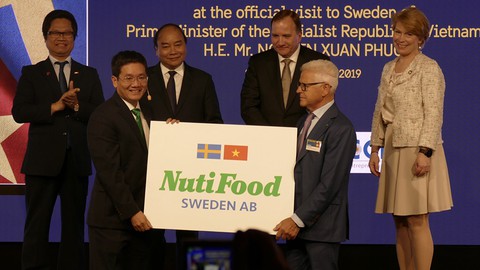 Nhà máy sữa Nutifood Sweden AB tại Thụy Điển chính thức hoạt động - Ảnh 1. Nhà máy sữa Nutifood Sweden AB tại Thụy Điển chính thức hoạt động - Ảnh 1.