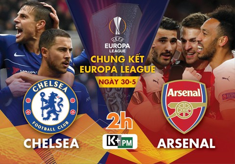 Lịch trực tiếp chung kết Europa League giữa Chelsea và Arsenal - Ảnh 1. Lịch trực tiếp chung kết Europa League giữa Chelsea và Arsenal - Ảnh 1.