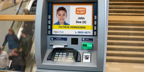 Hà Lan dùng hệ thống máy ATM đăng hình tìm trẻ lạc - Ảnh 1. Hà Lan dùng hệ thống máy ATM đăng hình tìm trẻ lạc - Ảnh 1.