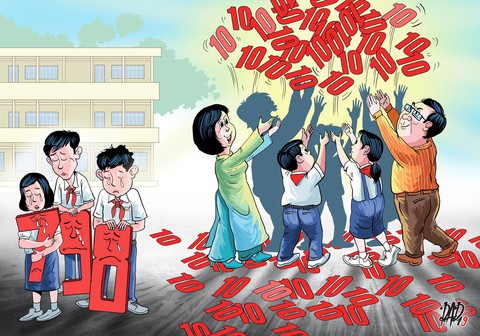Mưa điểm 10, học sinh giỏi: Vì sao? - Ảnh 1. Mưa điểm 10, học sinh giỏi: Vì sao? - Ảnh 1.