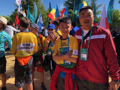 Cờ Việt Nam tung bay ở World Cup trẻ em 2019 - Ảnh 5. Cờ Việt Nam tung bay ở World Cup trẻ em 2019 - Ảnh 5.