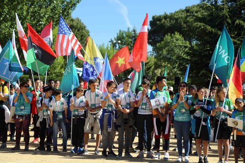 Cờ Việt Nam tung bay ở World Cup trẻ em 2019 - Ảnh 1. Cờ Việt Nam tung bay ở World Cup trẻ em 2019 - Ảnh 1.