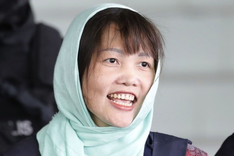Đoàn Thị Hương được tự do, rời khỏi nhà tù ở Malaysia - Ảnh 1. Đoàn Thị Hương được tự do, rời khỏi nhà tù ở Malaysia - Ảnh 1.