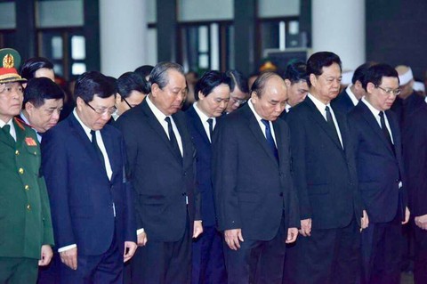 Lễ viếng nguyên Chủ tịch nước Lê Đức Anh - Ảnh 7. Lễ viếng nguyên Chủ tịch nước Lê Đức Anh - Ảnh 7.