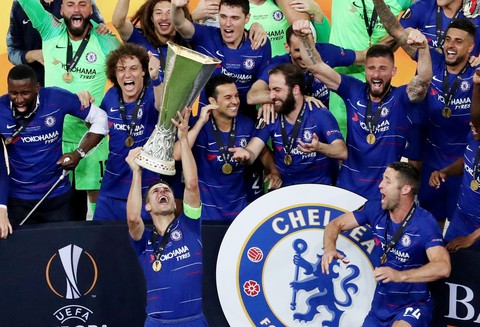 Chelsea tưng bừng ăn mừng chức vô địch Europa League - Ảnh 5. Chelsea tưng bừng ăn mừng chức vô địch Europa League - Ảnh 5.