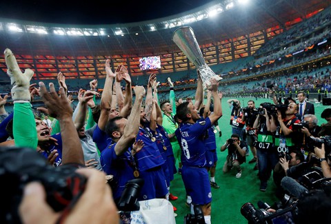 Chelsea tưng bừng ăn mừng chức vô địch Europa League - Ảnh 13. Chelsea tưng bừng ăn mừng chức vô địch Europa League - Ảnh 13.