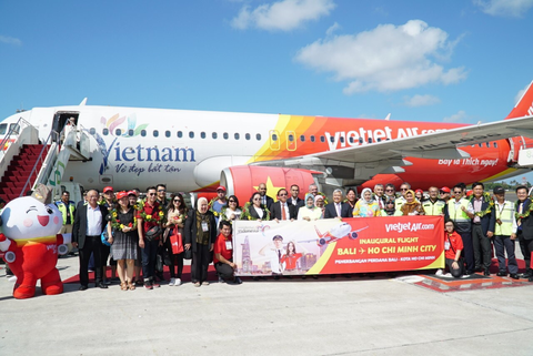 Vietjet chính thức khai trương đường bay TP.HCM - Bali - Ảnh 1. Vietjet chính thức khai trương đường bay TP.HCM - Bali - Ảnh 1.