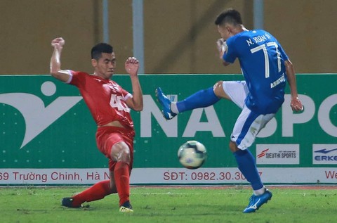Sân Hàng Đẫy: Rượt đuổi tỉ số giữa Viettel và Than Quảng Ninh - Ảnh 2. Sân Hàng Đẫy: Rượt đuổi tỉ số giữa Viettel và Than Quảng Ninh - Ảnh 2.