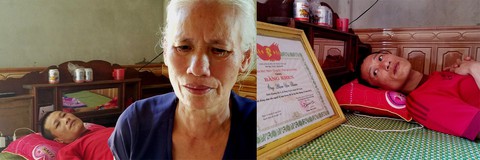 Người hùng trong trận lũ dữ liệt giường, mẹ già hành khất cứu con - Ảnh 1. Người hùng trong trận lũ dữ liệt giường, mẹ già hành khất cứu con - Ảnh 1.