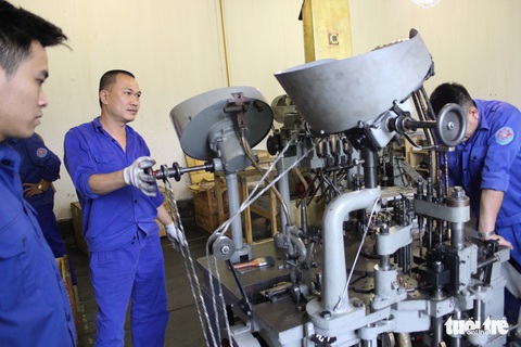Khám phá quy trình sản xuất đạn trong nhà máy Z113 - Ảnh 4. Khám phá quy trình sản xuất đạn trong nhà máy Z113 - Ảnh 4.