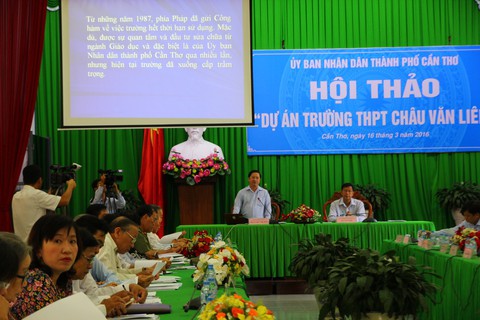 Trường trăm tuổi Châu Văn Liêm trước và sau khi mặc áo mới - Ảnh 12.
