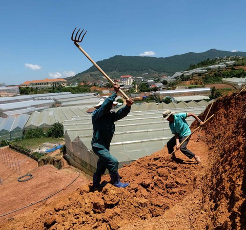 Gọt trọc núi thiêng Langbiang - Ảnh 4. Gọt trọc núi thiêng Langbiang - Ảnh 4.