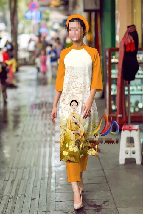 Trắng trợn chép tranh lên áo dài: Họa sĩ phải nhờ tới luật sư - Ảnh 9. Trắng trợn chép tranh lên áo dài: Họa sĩ phải nhờ tới luật sư - Ảnh 9.
