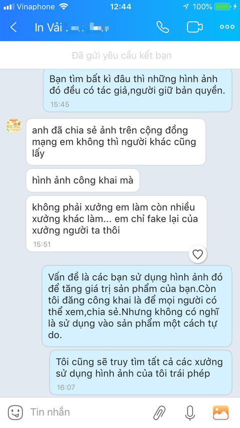 Trắng trợn chép tranh lên áo dài: Họa sĩ phải nhờ tới luật sư - Ảnh 5. Trắng trợn chép tranh lên áo dài: Họa sĩ phải nhờ tới luật sư - Ảnh 5.