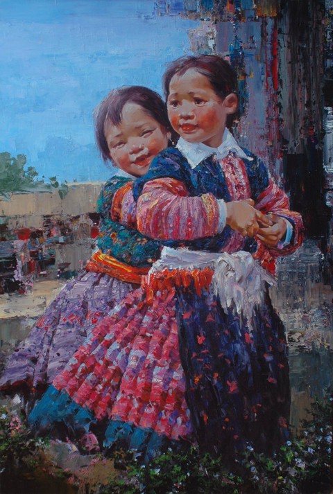 Trắng trợn chép tranh lên áo dài: Họa sĩ phải nhờ tới luật sư - Ảnh 10. Trắng trợn chép tranh lên áo dài: Họa sĩ phải nhờ tới luật sư - Ảnh 10.