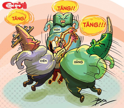 Hệ quả của tăng giá điện, xăng dầu, dịch vụ y tế dồn dập - Ảnh 1. Hệ quả của tăng giá điện, xăng dầu, dịch vụ y tế dồn dập - Ảnh 1.