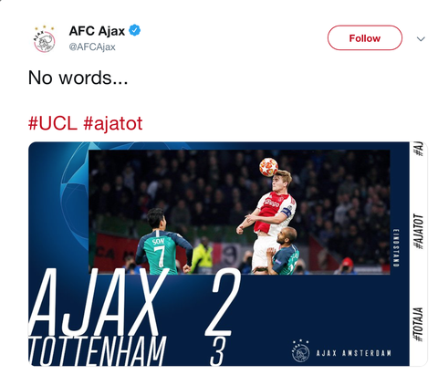 CĐV Ajax chết lặng sau bàn thắng quyết định của Moura - Ảnh 3. CĐV Ajax chết lặng sau bàn thắng quyết định của Moura - Ảnh 3.