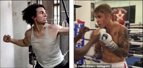 Justin Bieber thách Tom Cruise đấu võ tự do - Ảnh 1. Justin Bieber thách Tom Cruise đấu võ tự do - Ảnh 1.