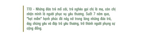 Hạt mầm khát vọng của một người mẹ - Ảnh 1.