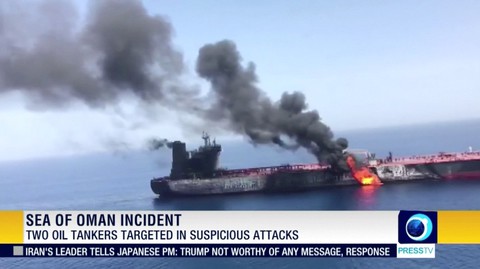 Iran phản pháo vụ tấn công tàu dầu, Mỹ điều tàu chiến đến vùng Vịnh - Ảnh 2. Iran phản pháo vụ tấn công tàu dầu, Mỹ điều tàu chiến đến vùng Vịnh - Ảnh 2.