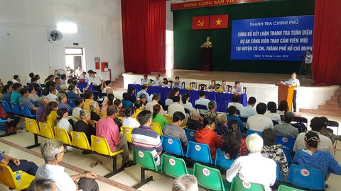 171 hộ dân dự công bố kết luận thanh tra dự án Thảo cầm viên mới - Ảnh 3. 171 hộ dân dự công bố kết luận thanh tra dự án Thảo cầm viên mới - Ảnh 3.