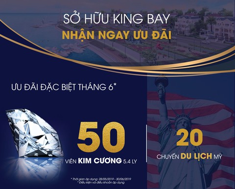 Sở hữu King Bay - nhận ngay 50 viên kim cương 5.4 ly - Ảnh 1. Sở hữu King Bay - nhận ngay 50 viên kim cương 5.4 ly - Ảnh 1.